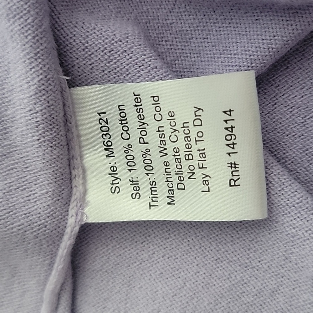 Johnny Was Blue and Purple Dip Dye Ombre Cardigan Sweater Small S - Picture 4 of 4